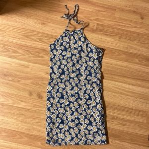 Halter sunflower dress